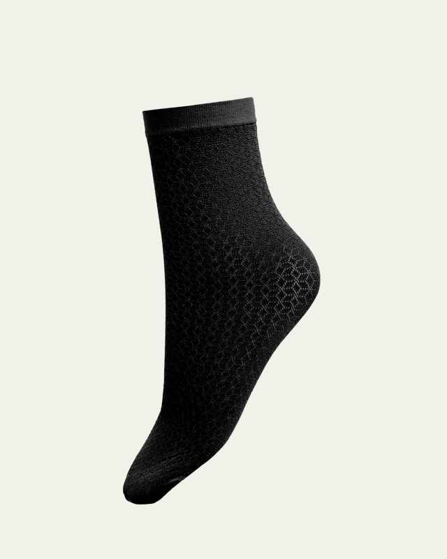 Mosaic Jacquard Crew Socks